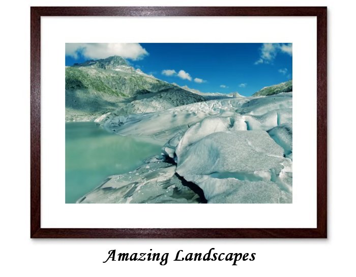 Amazing Landscapes Framed Print